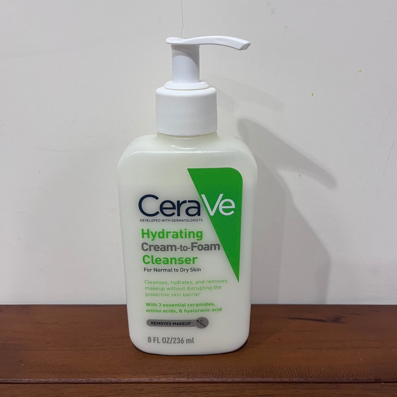 CeraVe適樂膚 溫和洗卸泡沫潔膚乳 236ml 洗+卸二合一 泡沫質地 蝦皮官方旗艦店購入 二手
