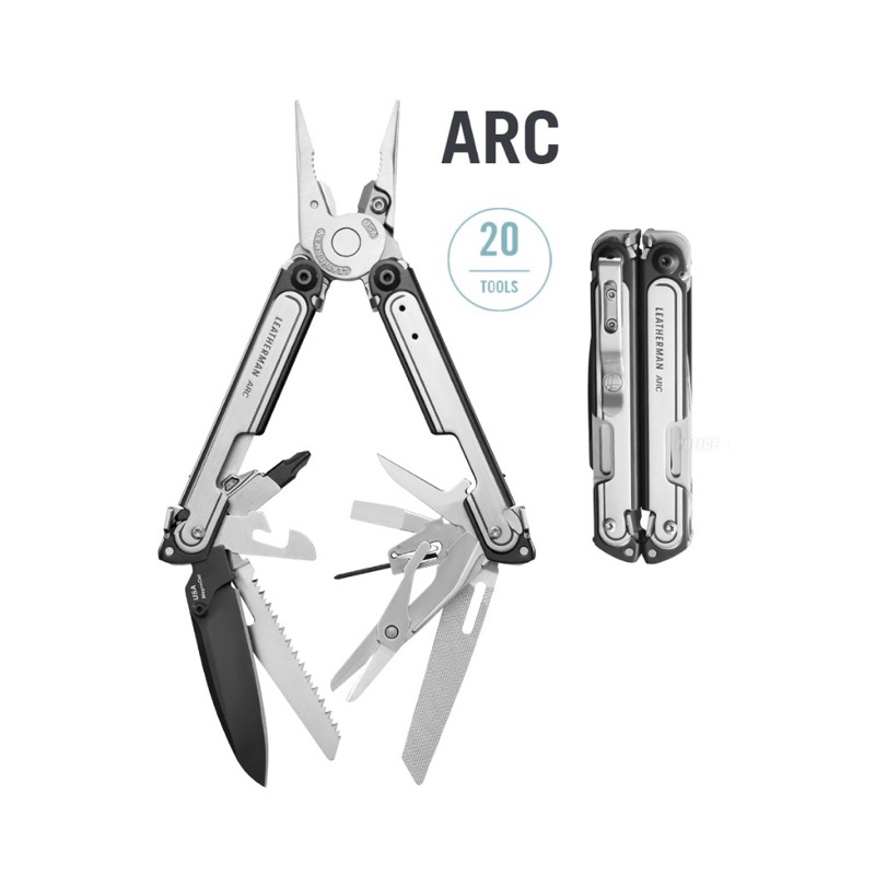 【全新現貨】LEATHERMAN ARC 多功能工具鉗/付Bit組/灰套子（台灣公司貨）