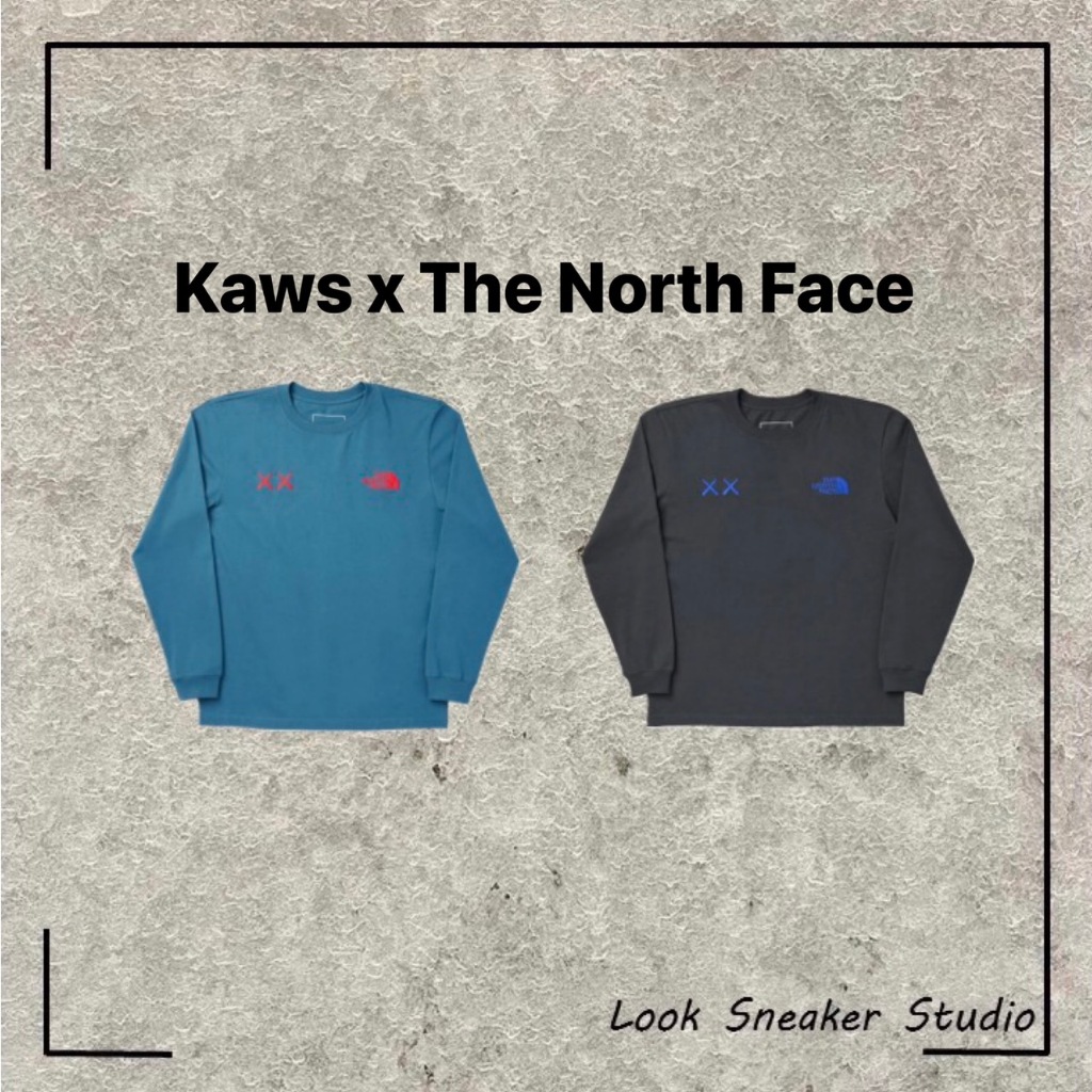 路克 Look👀 現貨 Kaws X The North Face TNF 長袖 聯名 限量 衛衣 大學T