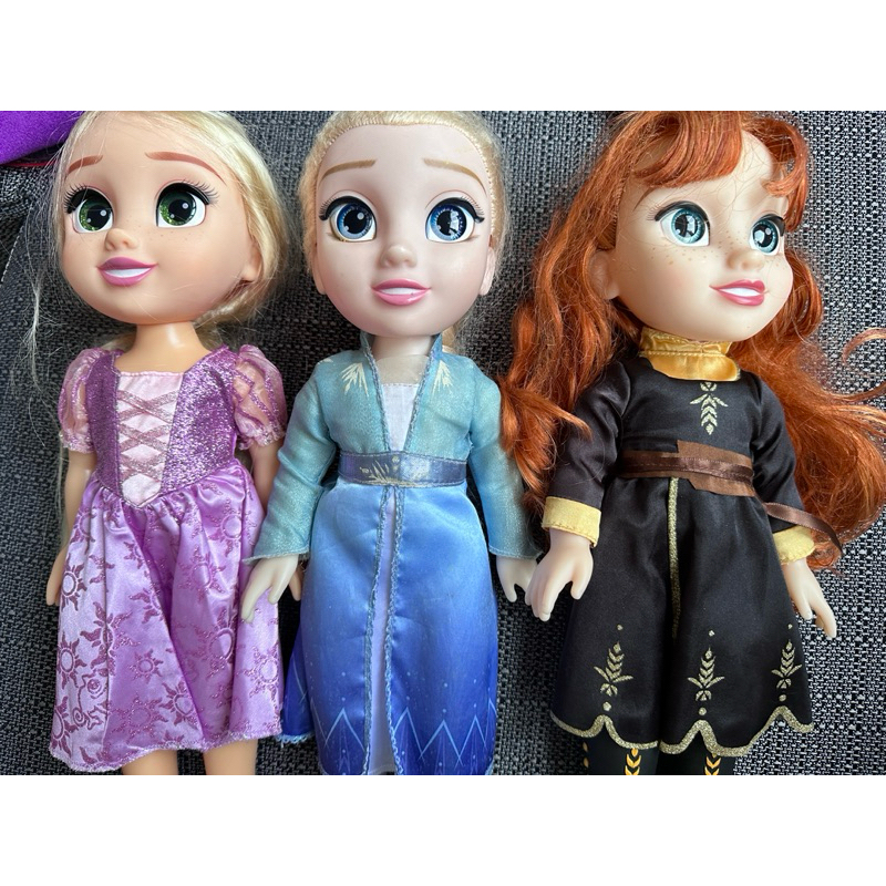 《羽晴小舖》Disney store 迪士尼 公主 animators 娃娃 人偶 玩具 艾莎 安娜 樂佩 長髮公主