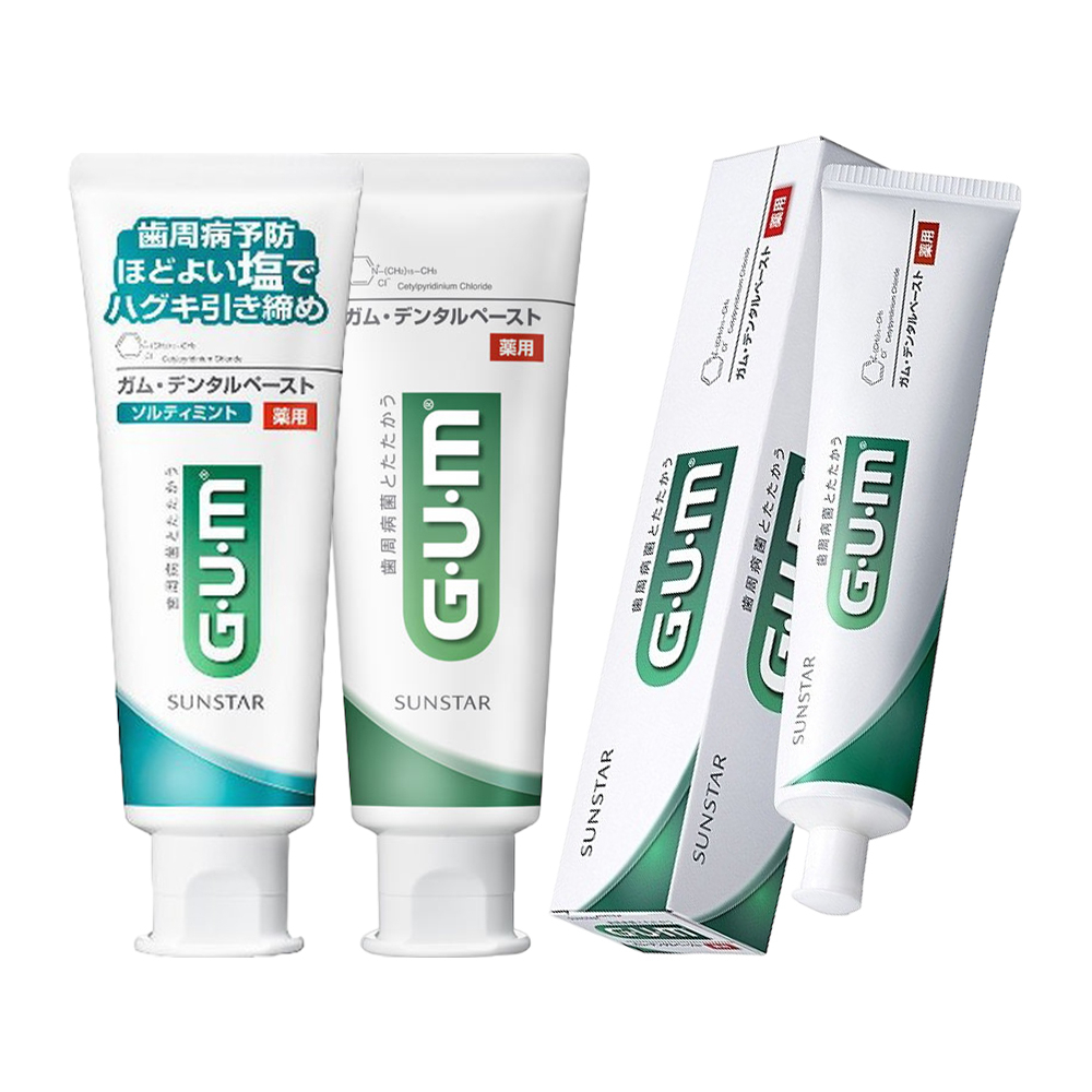 【奴才敗家好所在】日本 SUNSTAR 三詩達 GUM 護理牙膏 直立式 草本 口腔清潔 牙齒