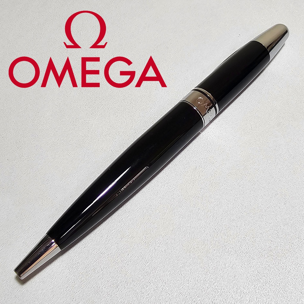 OMEGA 歐米茄 黑色 鋼珠筆 鋼筆 ♥ 正品 ♥ 現貨 ♥