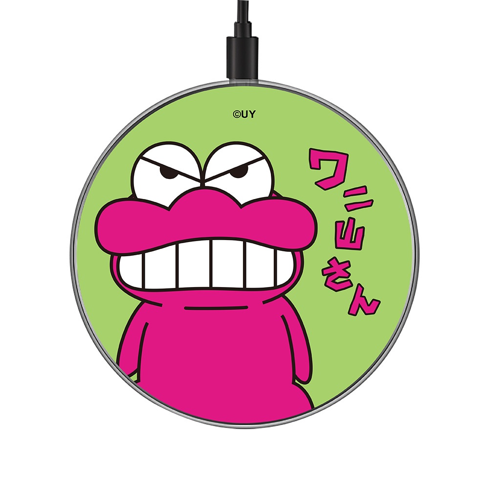 【TOYSELECT】蠟筆小新鱷魚阿山無線充電盤
