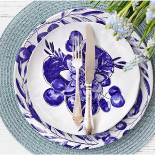 [現貨出清]【Vitamin M】for Living 藍映蓮池系列餐具《WUZ屋子-台北》餐盤 餐碗 餐具 樹脂 湯碗