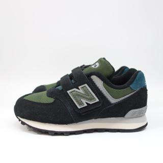 [麥修斯]NEW BALANCE 574 PV574KBG W 兒童運動鞋 NB574 矯正鞋 醫生推薦 魔鬼氈 中童款