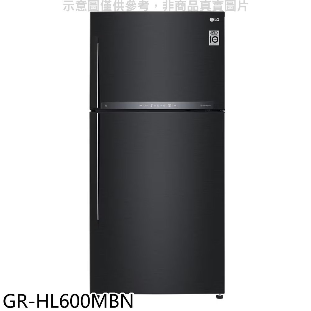 《再議價》LG樂金【GR-HL600MBN】608公升與雙門變頻冰箱(含標準安裝)