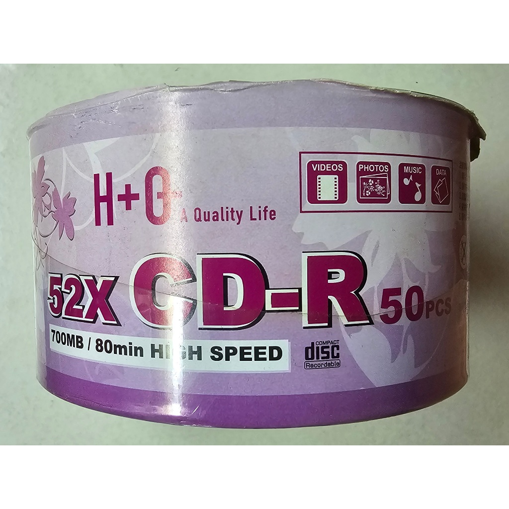 空白燒錄光碟片【52X CD-R 700MB/80min】【16X DVD-R 4.7GB/120min】