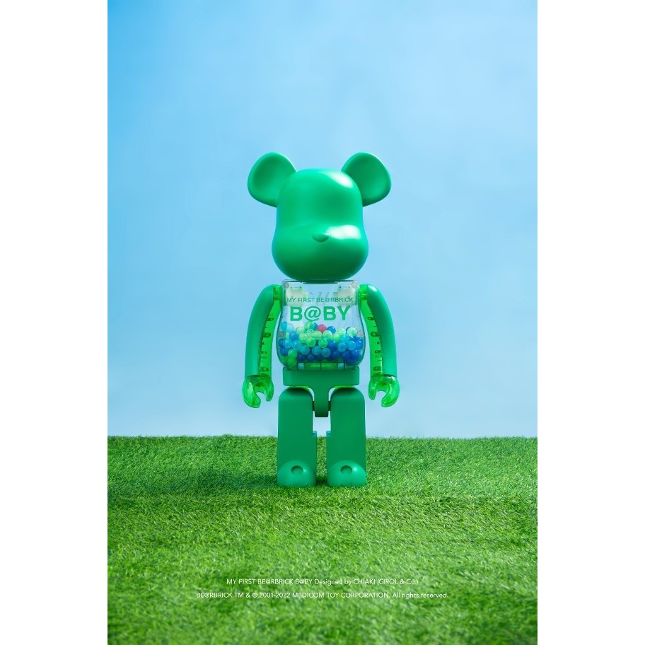 【預購】Be@rbrick Bearbrick 庫柏力克熊 MY FIRST B@BY 綠千秋 500%