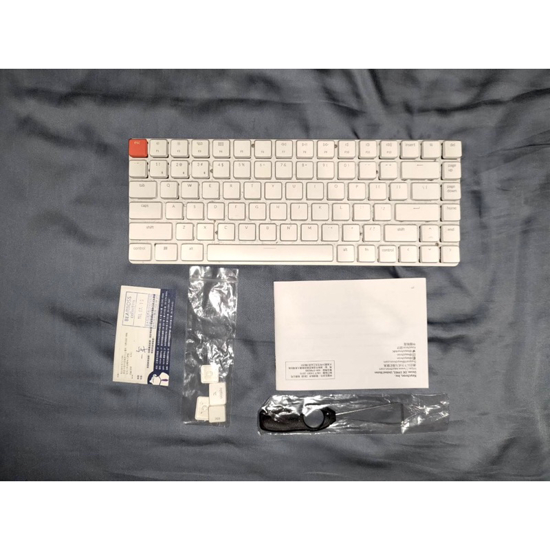 Keychron K3v2 white 無線機械式藍芽鍵盤 青軸 2022買入