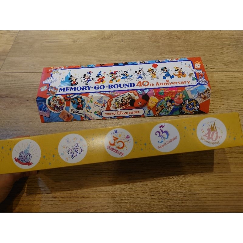 東京迪士尼40週年餅乾紙盒/不含餅乾