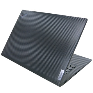 【Ezstick】Lenovo ThinkPad T14 Gen4 黑色卡夢紋 機身貼 (含上蓋貼、鍵盤週圍貼、底部貼)