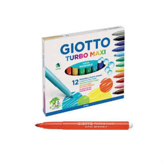 義大利 GIOTTO 可洗式兒童安全彩色筆(12色) 454000