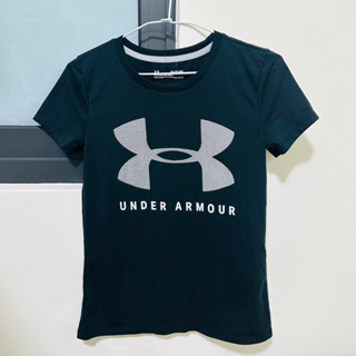 【Under Armour 黑色女性短袖上衣 XS號】UA 上衣 短袖 T恤 女生上衣 運動T恤