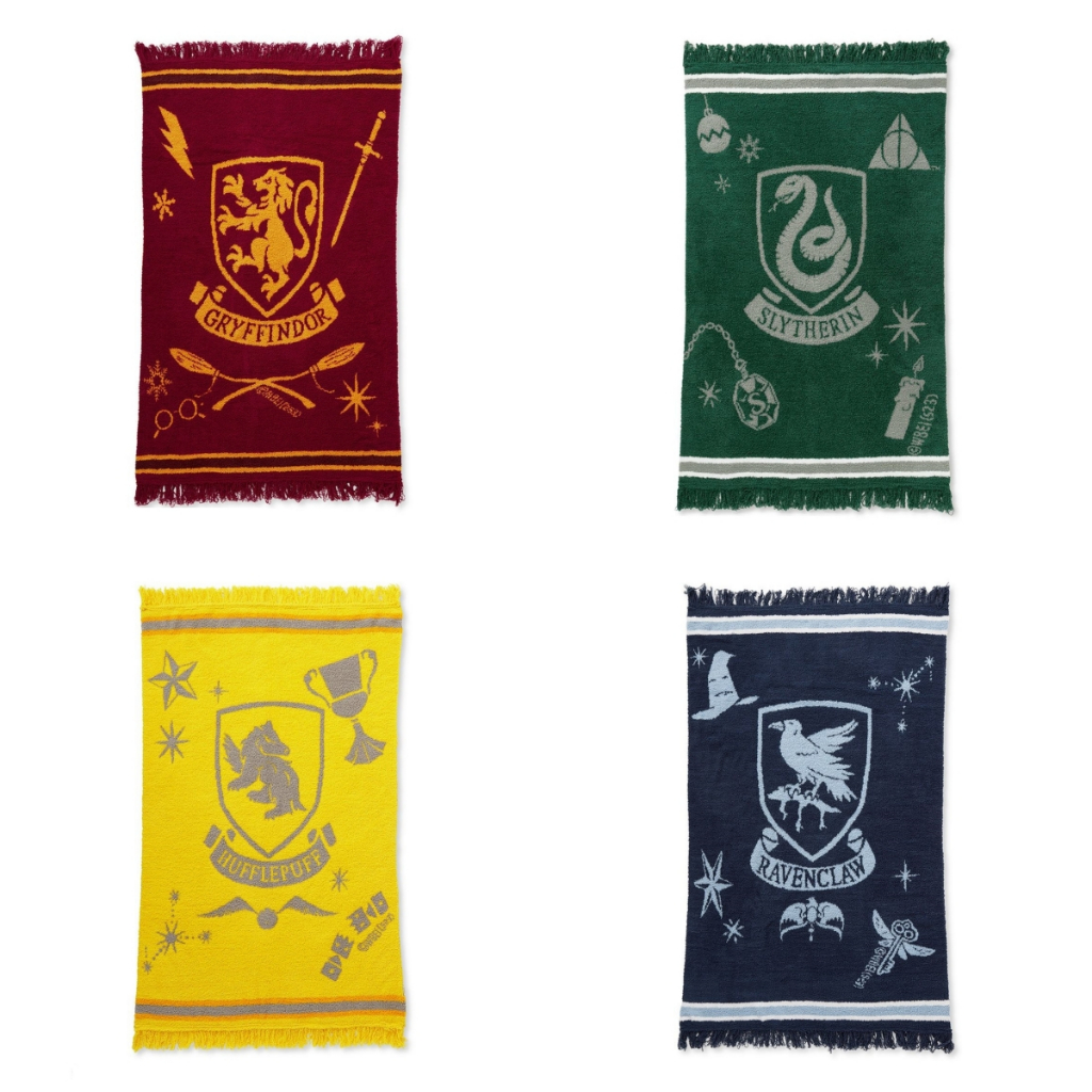 Harry Potter × SNIDEL HOME 霍格華茲四學院針織毛毯 哈利波特