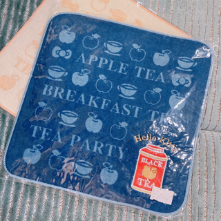 三麗鷗 Hello Kitty 午茶系列 小方巾 （藍黃兩色）