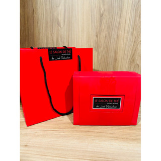 侯布雄法式茶點沙龍 馬卡龍8入精裝禮盒禮袋SALON DE THE de Joël Robuchon 空盒