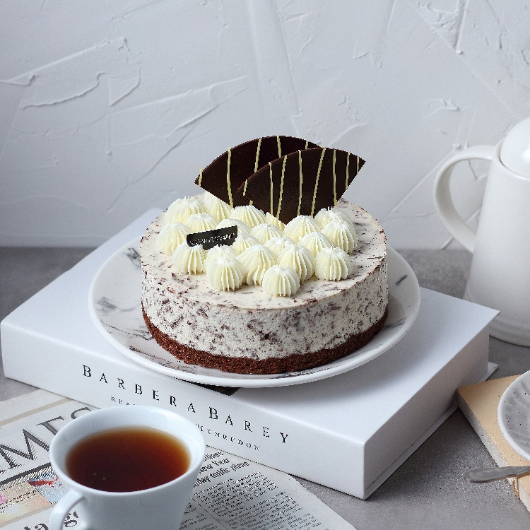【糖村SUGAR &amp; SPICE】瑞士香草巧克力慕斯(雪球版) 6吋/7.5吋 生日蛋糕 巧克力蛋糕