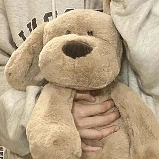 咕嚕嚕 小狗娃娃 可愛小奶狗玩偶毛絨玩具狗狗公仔床上睡覺抱枕修狗布娃娃生日禮物