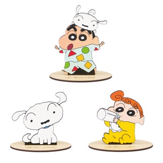 【日本 小森樹脂 KOMORI】 蠟筆小新 / 小葵 / 小白 便條紙座 便籤座 紙條座 便利貼座 便條紙 留言板 便簽