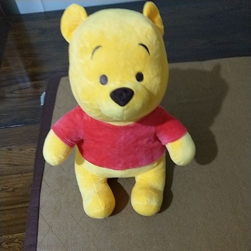 【UNIPRO】16英吋迪士尼 小熊維尼 Winnie the Pooh正版坐姿 維尼 16吋高約42公分絨毛玩偶 娃娃