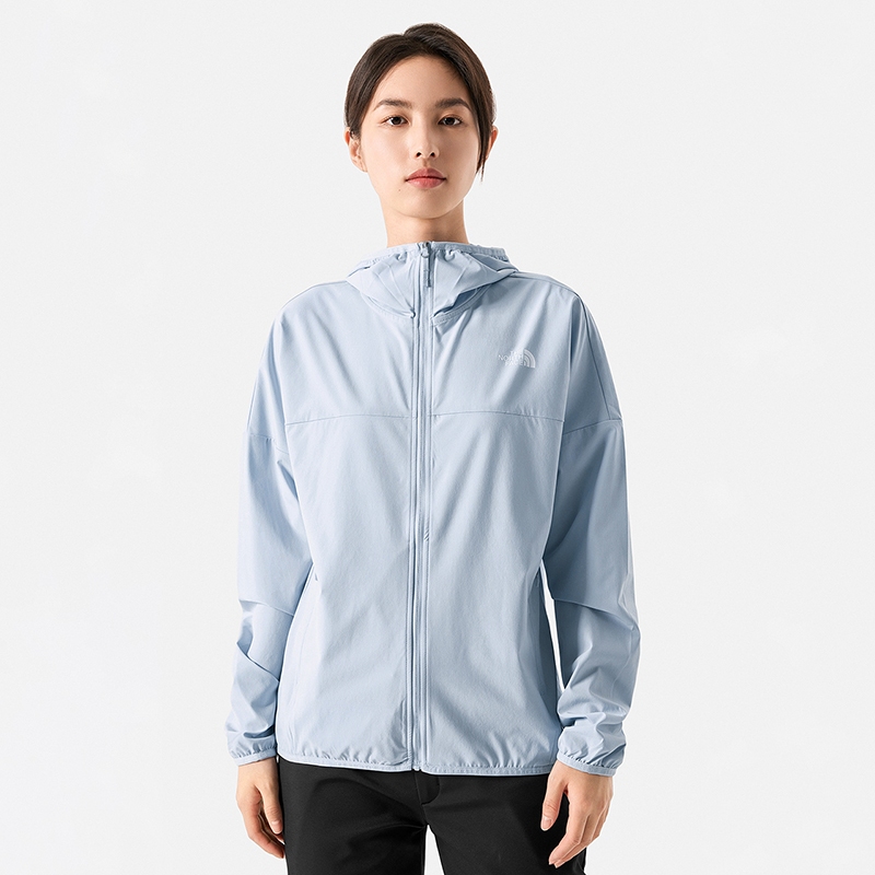 The North Face W NEW ZEPHYR WIND  女防風防曬防潑水連帽外套NF0A7WCPI0E