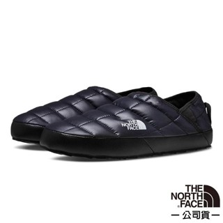 【The North Face】男 防潑水保暖低筒雪鞋 保暖鞋 雪鞋 羽絨鞋/600蓬鬆度羽絨填充 黑 3UZN