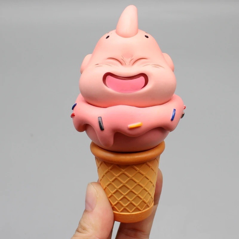 【七龍珠】 冰淇淋普烏 冰淇淋布歐 胖普烏 甜筒 甜品 龍珠 魔人普烏 冰淇淋 翻模 手辦 趣味 造型甜筒 模型