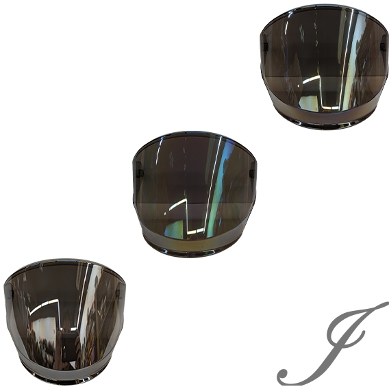 IRIE 安全帽 NOVA 1.0 2.0 電鍍金 電鍍銀 電鍍彩 半罩原廠快拆式專用安全帽鏡片
