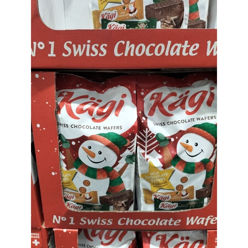 #541#Kagi 瑞士巧克力威化餅聖誕版 500公克#336154# 好市多代購 威化餅 聖誕版 餅乾