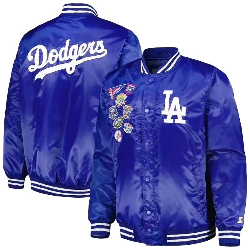 Starter Dodgers LA 道奇隊 棒球外套 夾克 嘻哈 饒舌 大尺碼 尺寸M~XXL