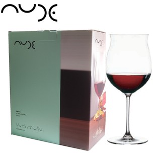土耳其NUDE高腳玻璃水晶廣口勃根地紅酒杯725cc-二入組