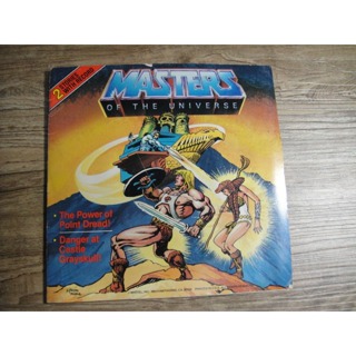 黑膠唱片(有斷裂) 1983英文漫畫 太空超人 MASTERS OF THE UNIVERSE,2310