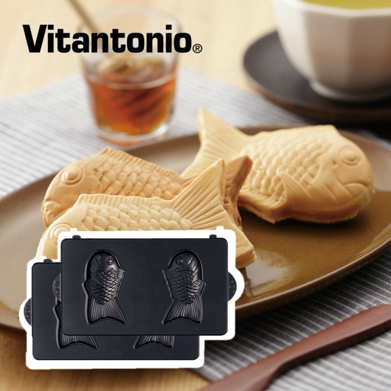 Vitantonio鬆餅機烤盤 法式薄餅 鯛魚燒 甜甜圈 方格