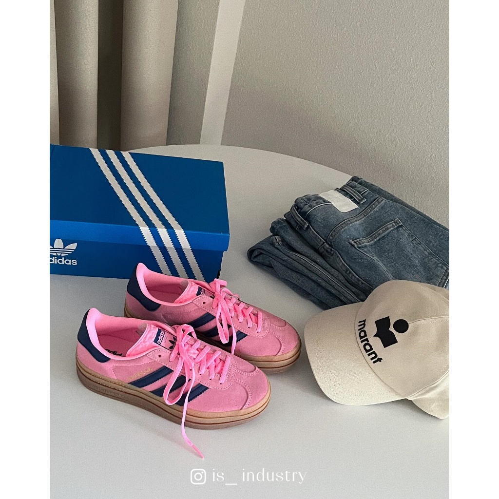 IS_ Adidas Originals Gazelle Bold 黑粉 粉色 結構 厚底 增高 女款 H06122