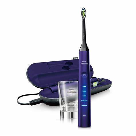 下單9折 PHILIPS 飛利浦 Sonicare 鑽石靚白智能音波牙刷HX9954/52 深邃藍