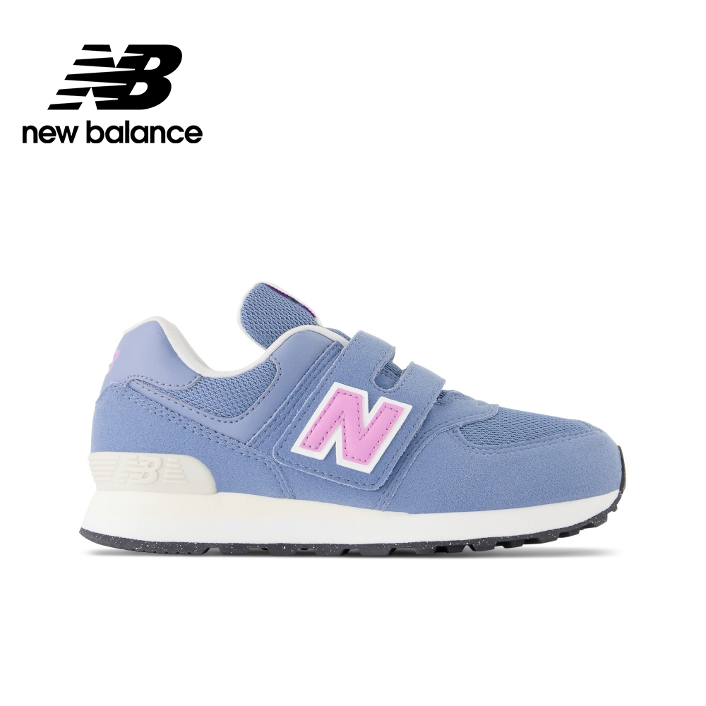 【New Balance】 NB 童鞋_中性_藍粉色_PV574SGK-W楦 574