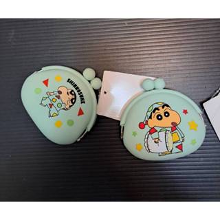 『小維小店』正版授權 蠟筆小新 矽膠零錢包 睡衣 恐龍 肥嘟嘟左衛門 小白 動感超人 小葵 制服