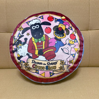 日本景品 正版 日版 全新 日本娃娃機 笑笑羊 肖恩 Shaun the sheep 馬戲團秀 抱枕 午安枕