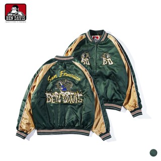 BEN DAVIS DRAGON SOUVENIR JACKET 長袖外套 拉鍊 噴火龍 蛋 烹煮 1色