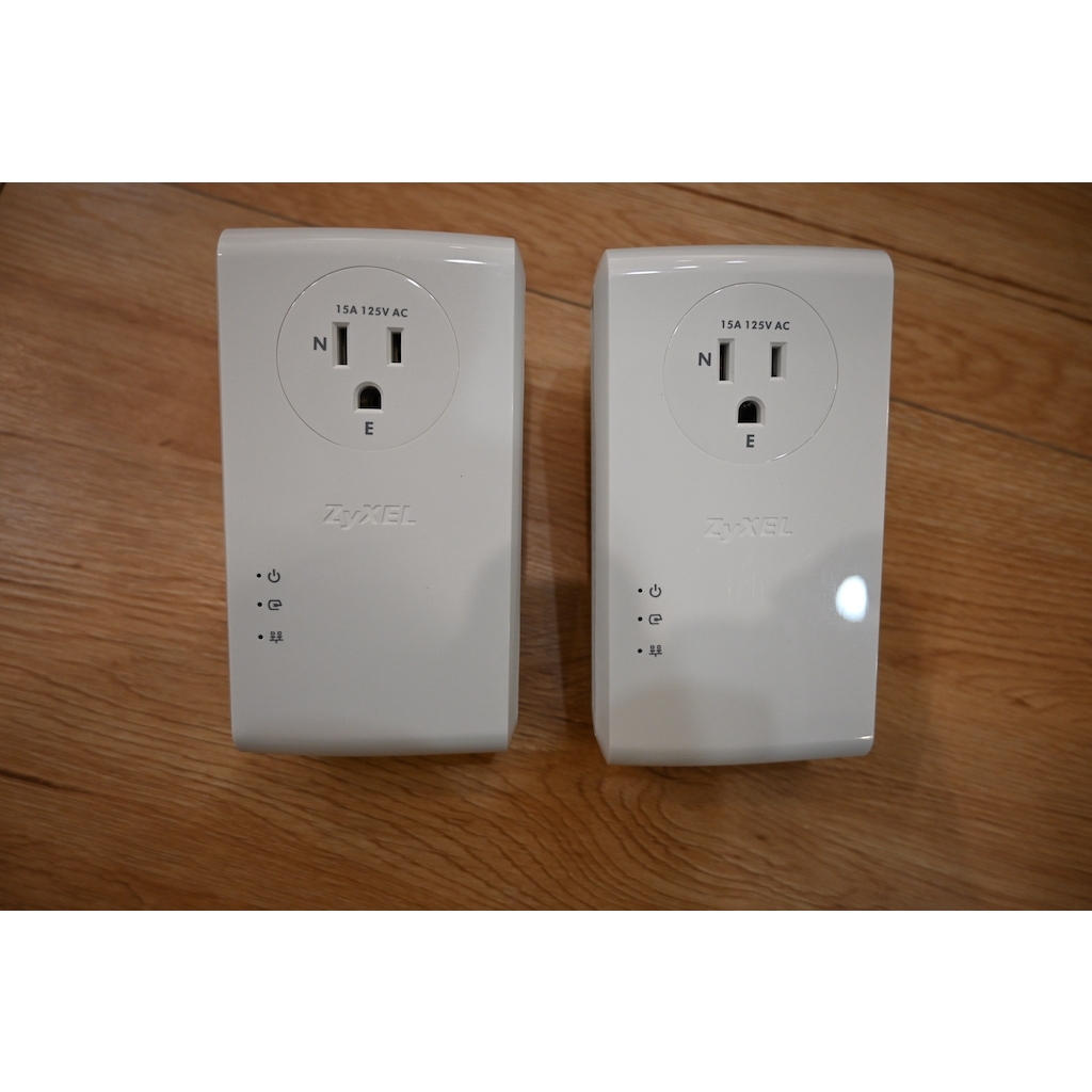 ZyXEL PLA5456 雙包裝 1800M+濾波器 電力線上網設備