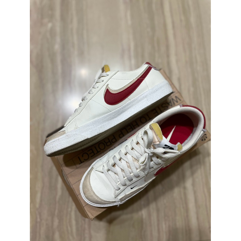 ❗️現貨❗️超大降價❗️Nike BLAZER LOW 77 麂皮材質 紅白配色 滑板鞋休閒鞋DO9777-001