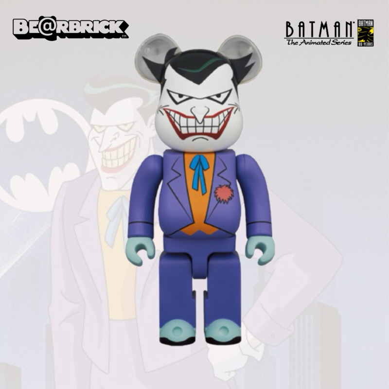 🖇️預購文🖇️BE@RBRICK THE JOKER BATMAN The Animated Series小丑1000％