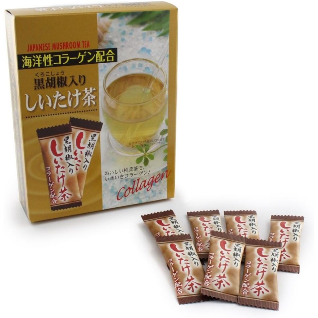 黑胡椒椎茸茶（一盒有40條喔）