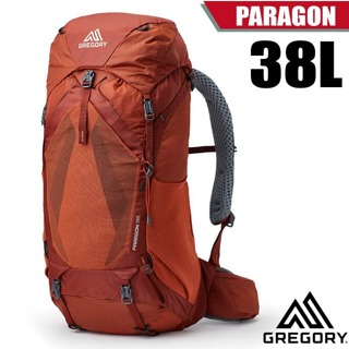【GREGORY】多功能健行登山背包 PARAGON 38L (M/L) 透氣背網背包 休閒背包_亞鐵橘_143363