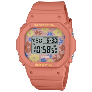 【聊聊甜甜價】CASIO BABY-G 花漾復古電子腕錶 BGD-565RP-4