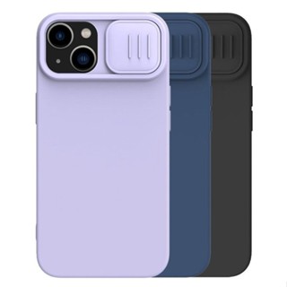 NILLKIN Apple iPhone 15 Plus 潤鏡液態矽膠殼 鏡頭滑蓋!