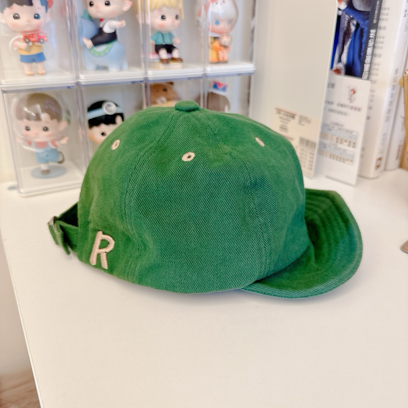 二手✨韓國Rodaj 男女童 baby kids R帽 穿搭 人氣款 帽子 綠色