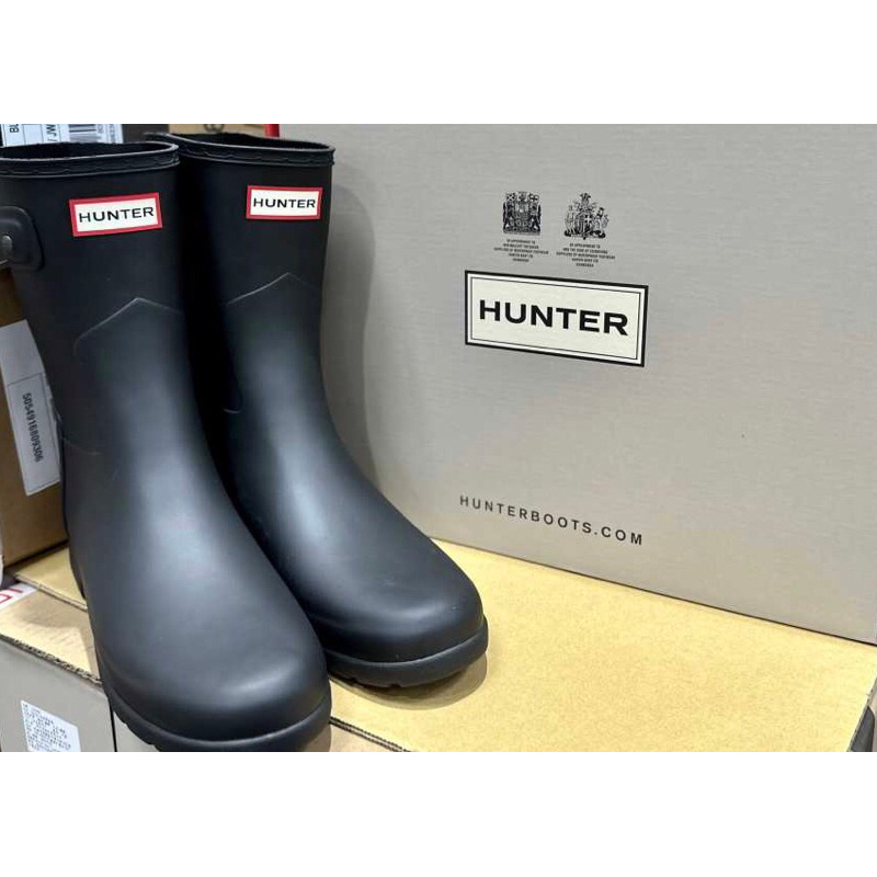 好市多代購最後現貨 HUNTER LADIES RAINBOOTS 女中短筒雨靴 服飾類