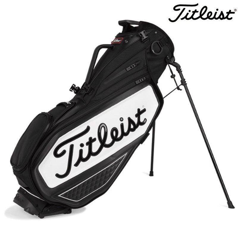 ＊立航高爾夫＊Titleist Premium職業款腳架袋 #TB20SXSF-01,黑