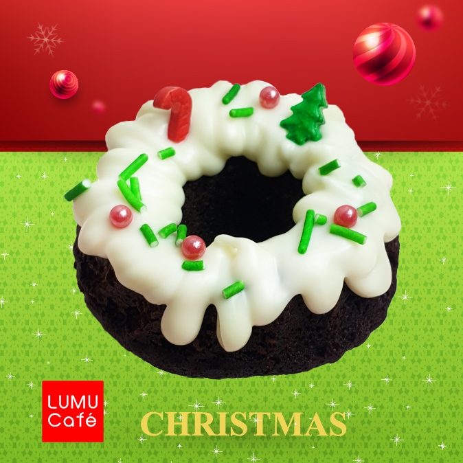 聖誕節小蛋糕 咕咕霍夫巧克力常溫小蛋糕 Merry Xmas 節慶甜點 瀘沐咖啡LUMU Café